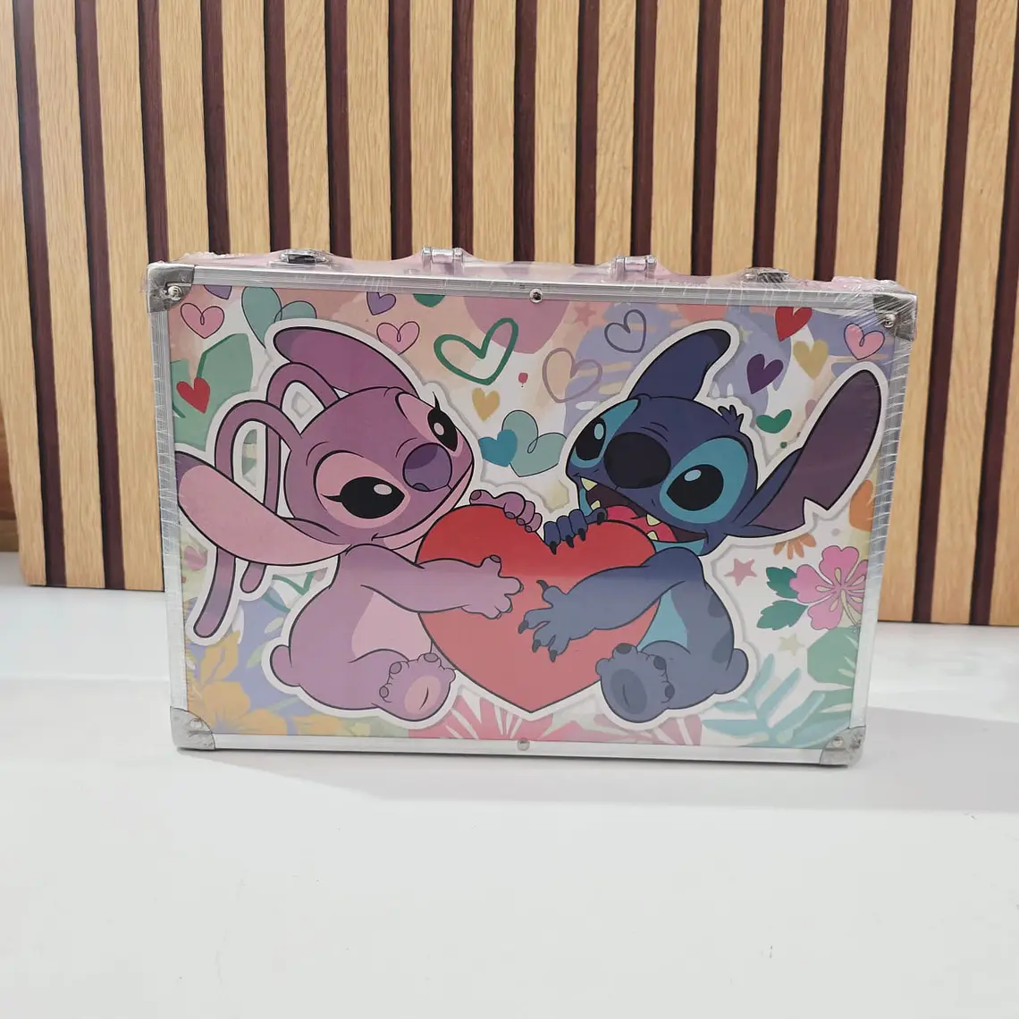 🫟🎨ESTUCHE CON KIT DE DIBUJO PROFESIONAL DE PINTURAS(CAPIBARA O STITCH) MOD# PL145🧩 4
