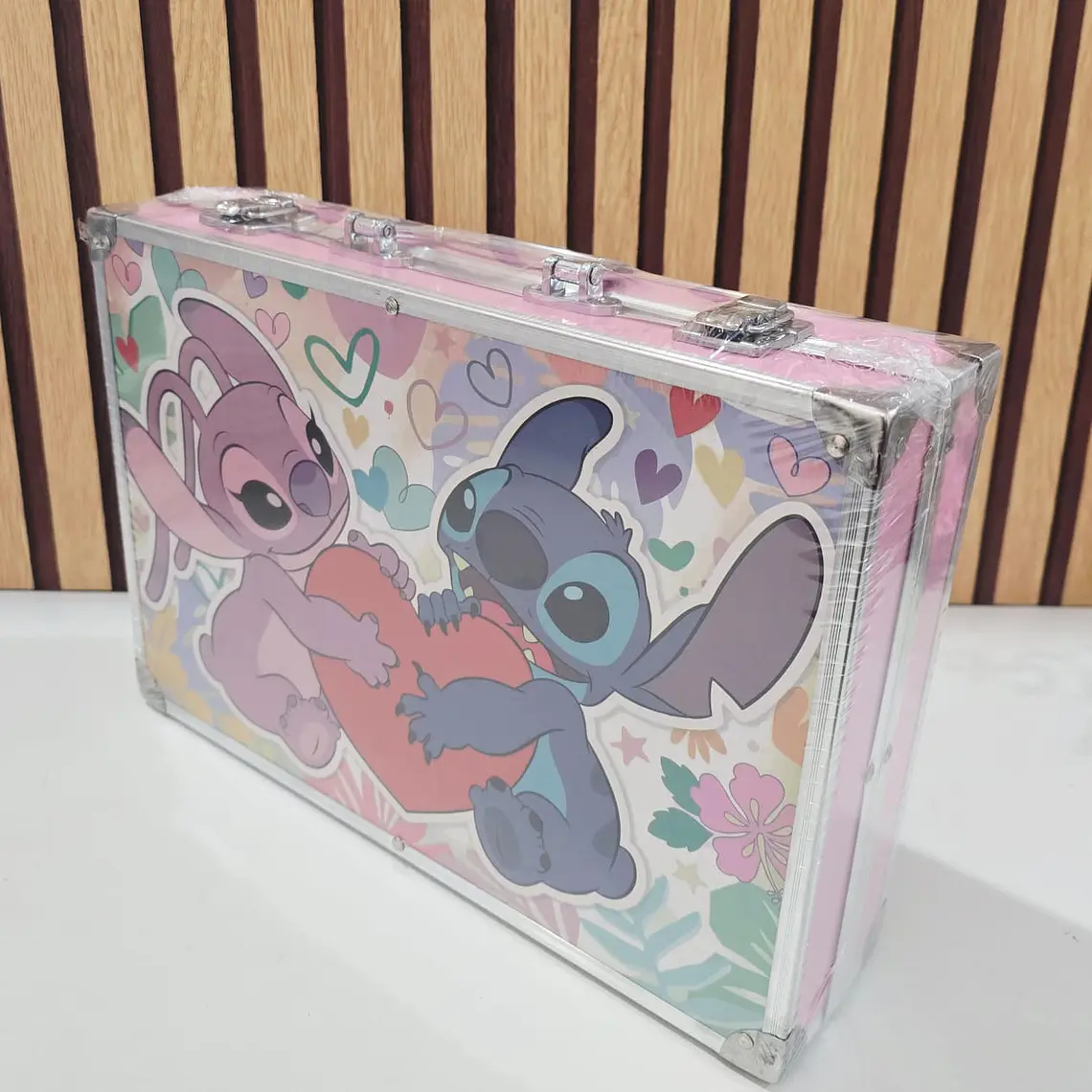 🫟🎨ESTUCHE CON KIT DE DIBUJO PROFESIONAL DE PINTURAS(CAPIBARA O STITCH) MOD# PL145🧩 5