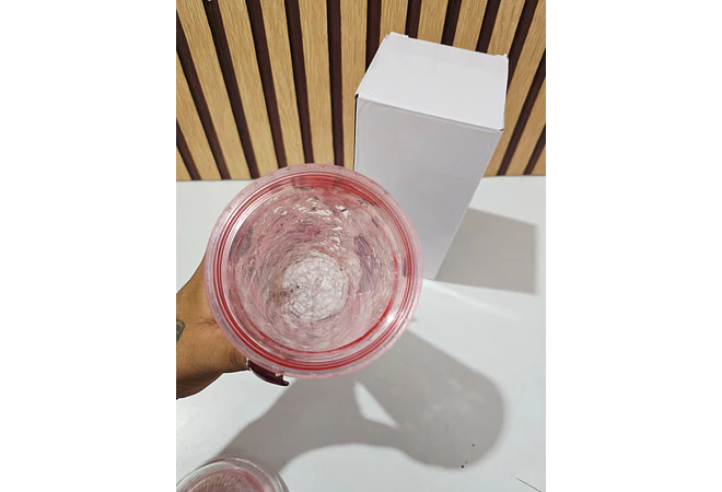 VASO DE HIDROGEL DISEÑO FRESA DE ML MOD#🍓