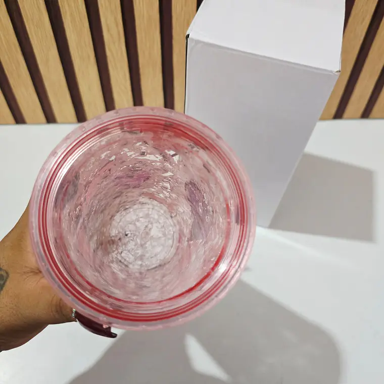 VASO DE HIDROGEL DISEÑO FRESA DE ML MOD#🍓 3