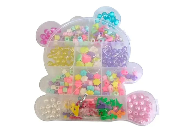 CAJITA CON ACCESORIOS CUENTITAS PARA CREAR PULSERAS MOD# X-9/ X-8/X-13