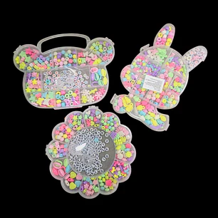 CAJITA CON ACCESORIOS CUENTITAS PARA CREAR PULSERAS MOD# X-9/ X-8/X-13