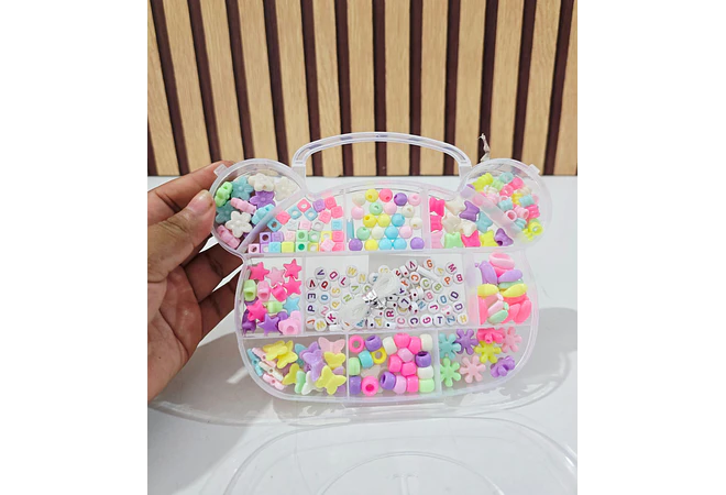 CAJITA CON ACCESORIOS CUENTITAS PARA CREAR PULSERAS MOD# X-9/ X-8/X-13