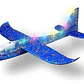 AVIÓN PLANEADOR DE UNICEL CON LUZ LED  MOD# ST-027B(AL AZAR)  🛩️ - Miniatura 1