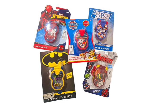 TELÉFONO CON SONIDO VARIOS PERSONAJES MOD# T377500 otros