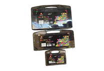 ESTUCHE CON PLUMONES ACRYLIC MARKER DE 12, 36 Y 48 PZ MOD# MKB-13, 15 Y 16 🎨🫟
