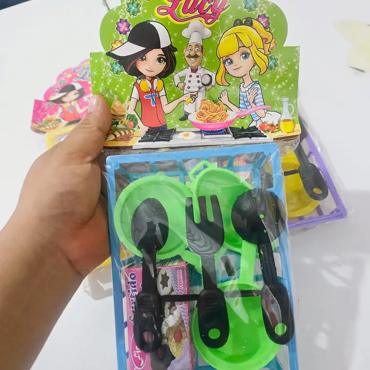 SET DE CANASTA PARA TRASTES  CHICA ECONOMICA LUCY MOD#04 AL AZAR 2