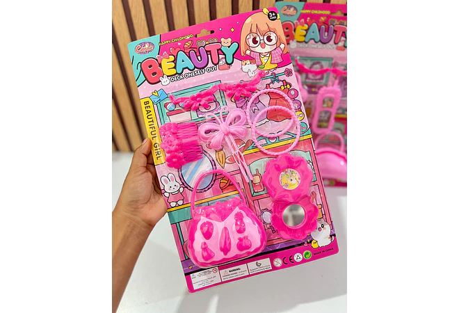 JUGUETE SET DE ACCESORIOS O BELLEZA PARA NIÑAS (BEAUTY AL AZAR) MOD# HP1203142 O 045  🥰