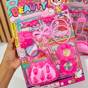 JUGUETE SET DE ACCESORIOS O BELLEZA PARA NIÑAS (BEAUTY AL AZAR) MOD# HP1203142 O 045  🥰