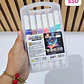 ESTUCHE CON PLUMONES ACRÍLICOS VARIOS MODELOS Y PIEZAS #MKB-07, 09, 08, 10 🍄 - Miniatura 3