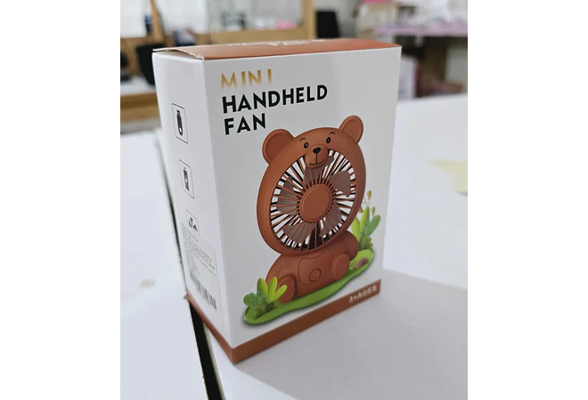 VENTILADOR CARGABLE OSITO SENTADO MOD# 93186