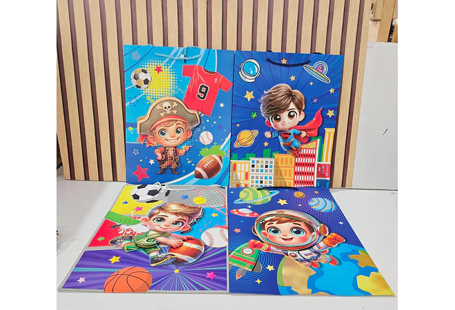 BOLSA GRANDE PARA REGALO NIÑO (AL AZAR) MOD# LPD-3964C