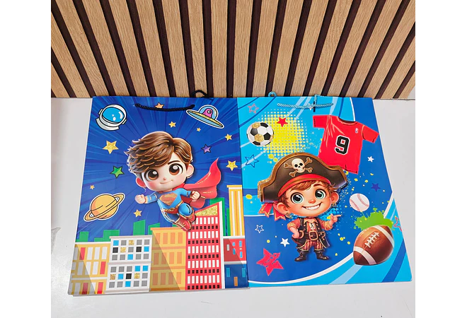 BOLSA GRANDE PARA REGALO NIÑO (AL AZAR) MOD# LPD-3964C