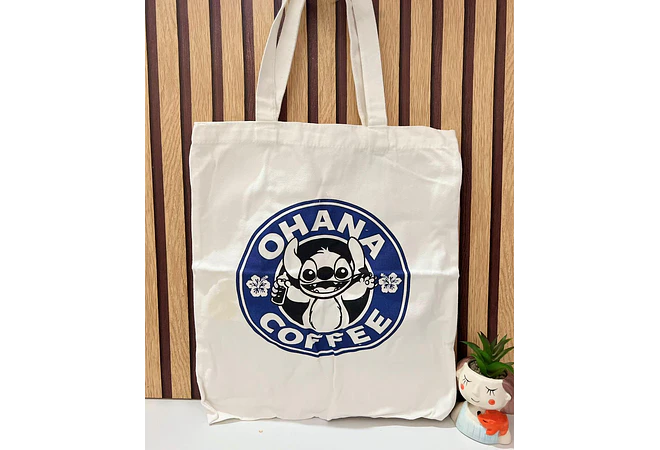 BOLSA DE MANTA GRANDE STITCH