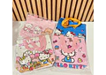 BOLSITA DE MANTA CON BROCHE HELLO KITTY
