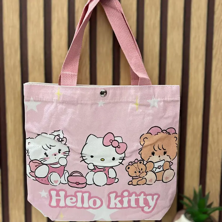BOLSITA DE MANTA CON BROCHE HELLO KITTY 5