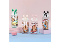 🥤BOTECITO CON OREJITAS  DISEÑO CAPIBARA DE 500ML🐻