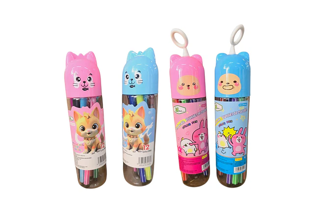 BOTECITO CON 12 PLUMONES MOD#S12-7013 o 7014