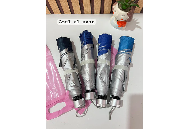 PARAGUAS DE BOLSILLO CON FUNDA MOD# B25112  ☂️☀️