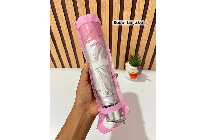 PARAGUAS DE BOLSILLO CON FUNDA MOD# B25112  ☂️☀️