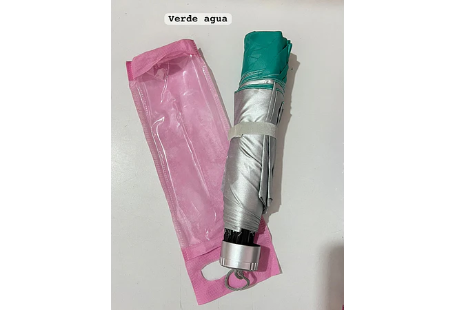PARAGUAS DE BOLSILLO CON FUNDA MOD# B25112  ☂️☀️