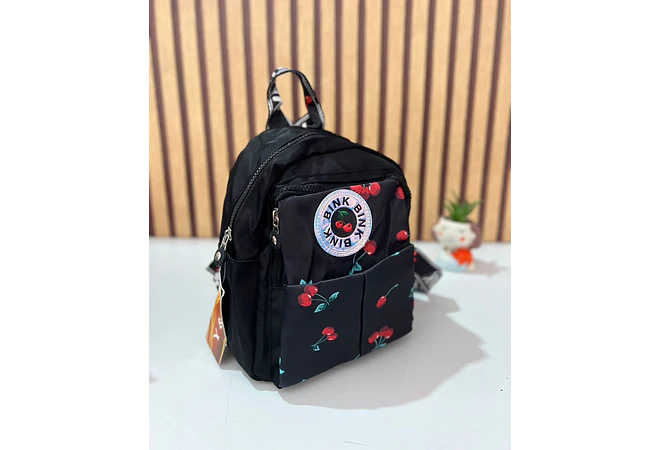 MOCHILITA ESTAMPADO CEREZAS MOD# V-1978 🎒🍒