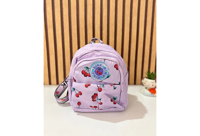 MOCHILITA ESTAMPADO CEREZAS MOD# V-1978 🎒🍒