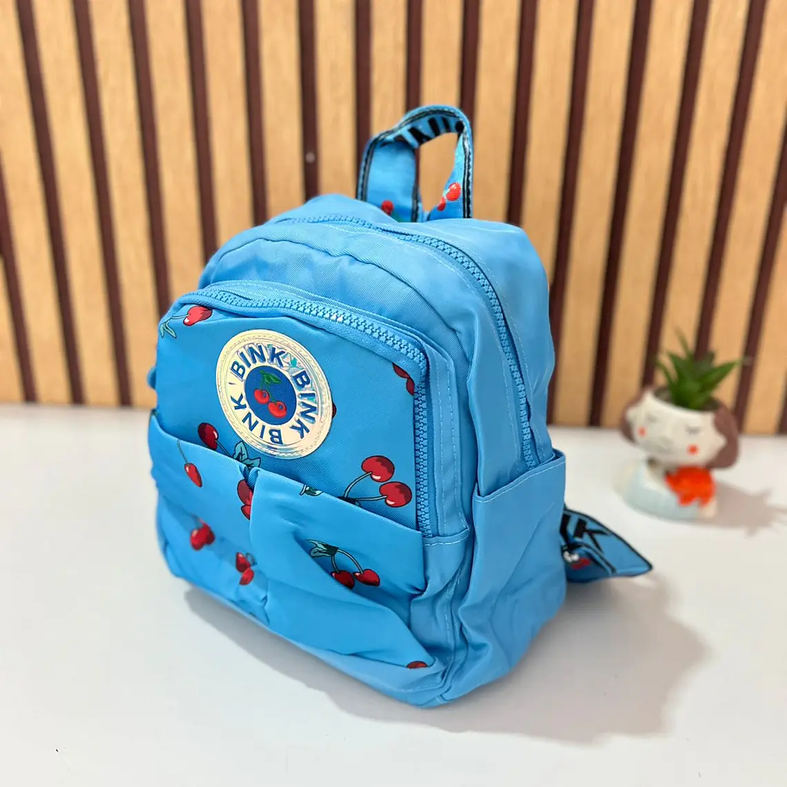 MOCHILITA ESTAMPADO CEREZAS MOD# V-1978 🎒🍒 8