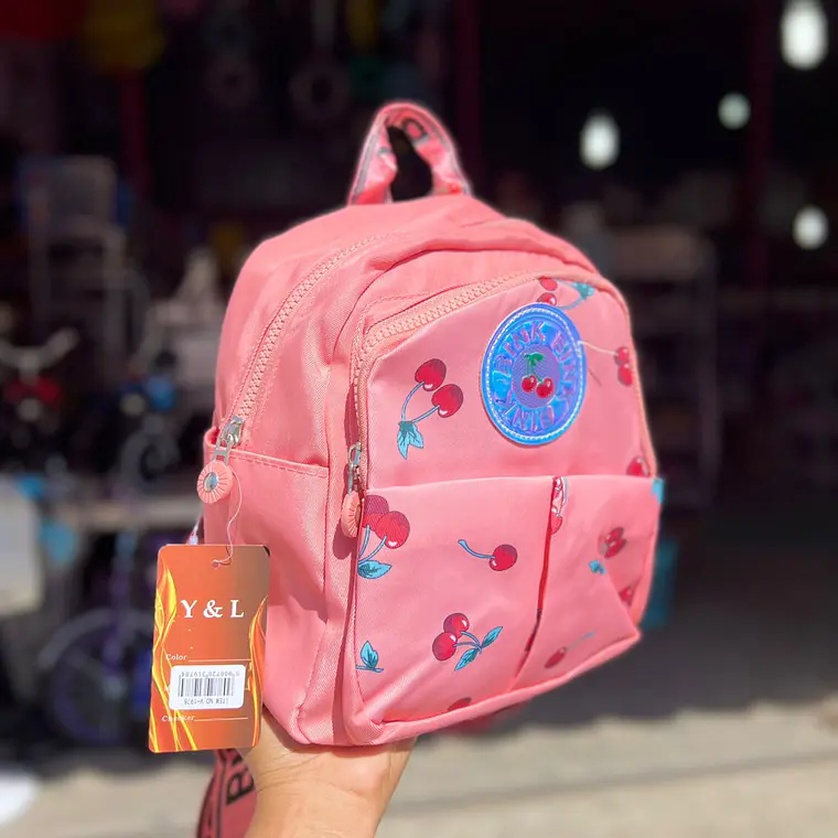 MOCHILITA ESTAMPADO CEREZAS MOD# V-1978 🎒🍒 11