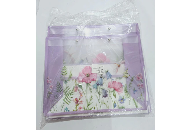 DOCENA DE BOLSAS DE PLÁSTICO TRANSPARENTE MOD# MGN01-M   🎁