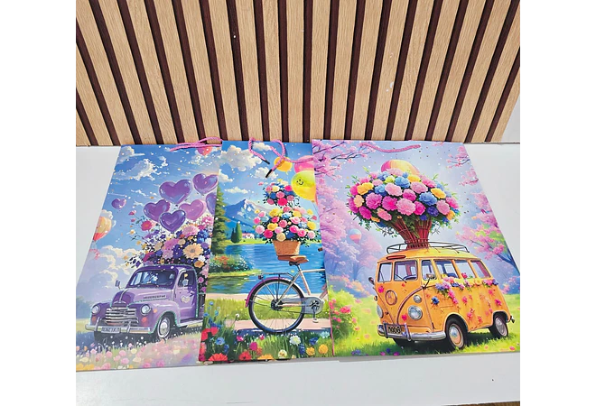 BOLSA GRANDE PARA REGALO MOD# LSLD-008C, 9C, 6C, 20C  🎁✨