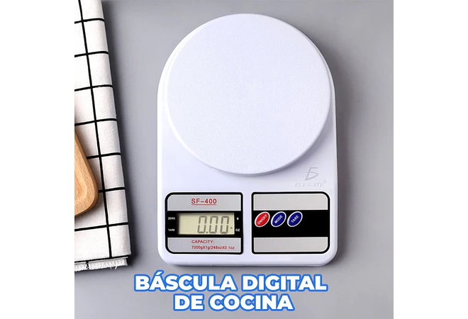 BÁSCULA DIGITAL DE COCINA MODEL #46131