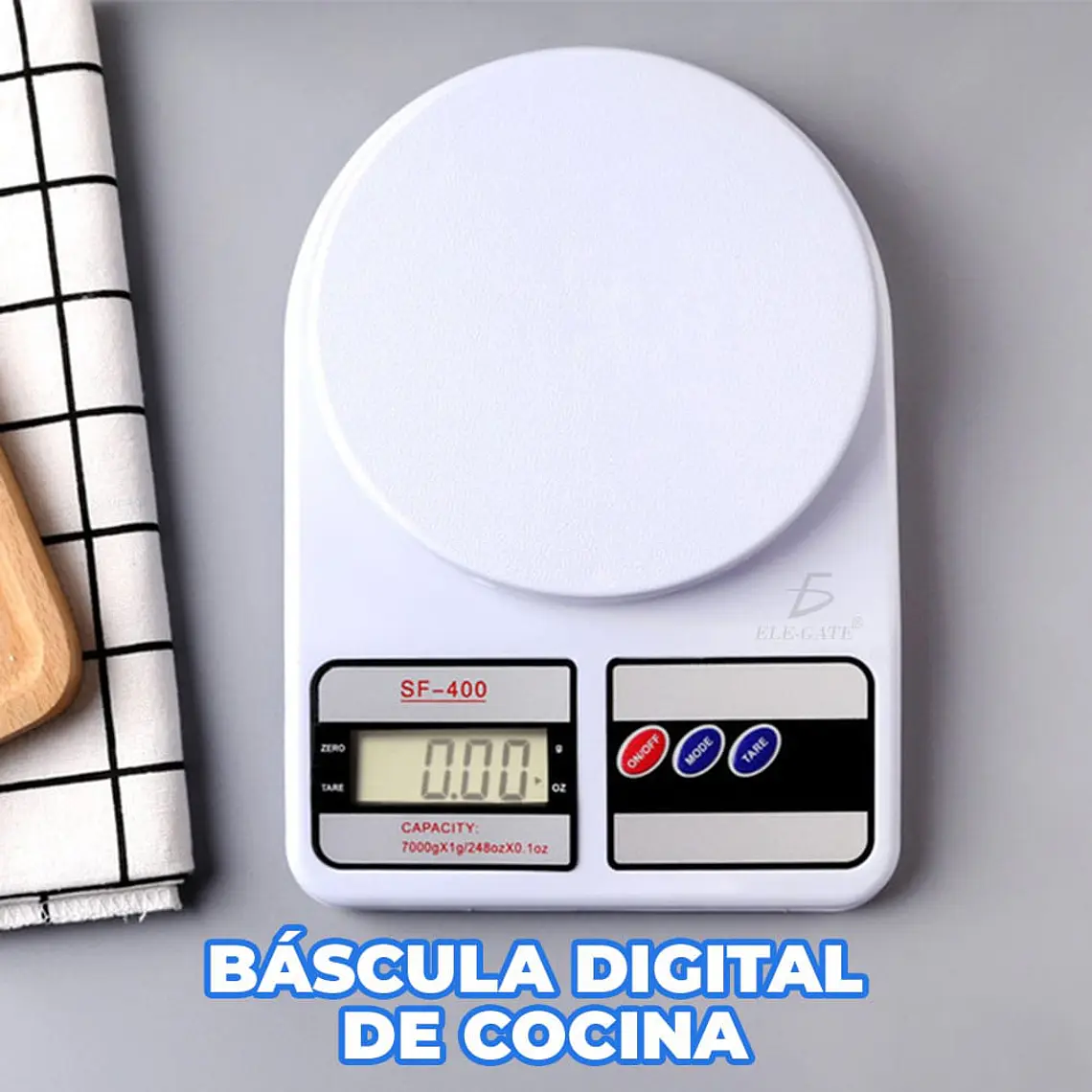 BÁSCULA DIGITAL DE COCINA MODEL #46131 2