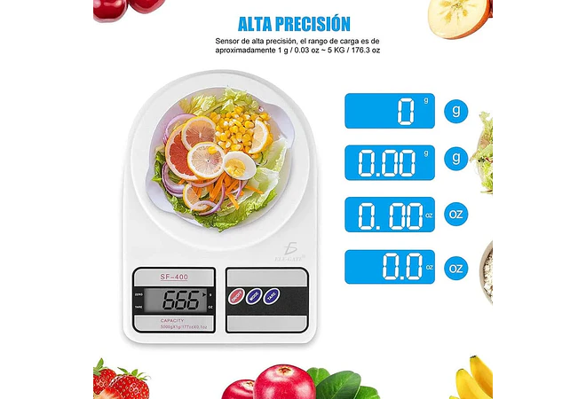 BÁSCULA DIGITAL DE COCINA MODEL #46131