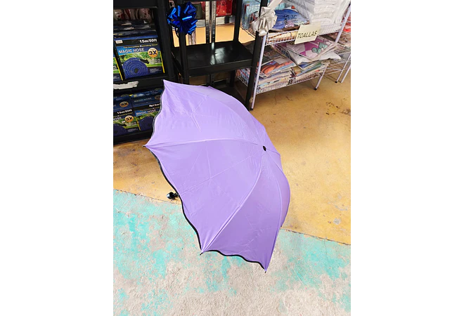 SOMBRILLA MÁGICA DE BOLSILLO COLORES LISOS