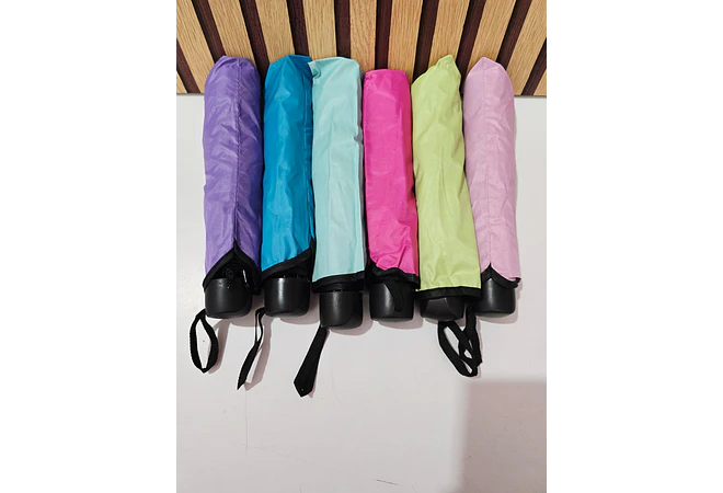 SOMBRILLA MÁGICA DE BOLSILLO COLORES LISOS