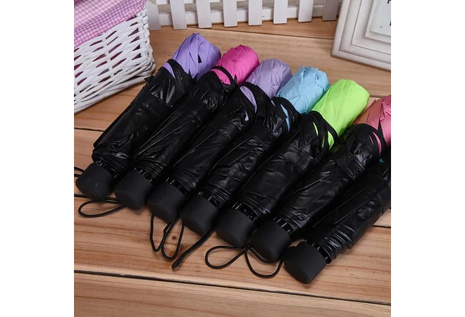 SOMBRILLA MÁGICA DE BOLSILLO COLORES LISOS