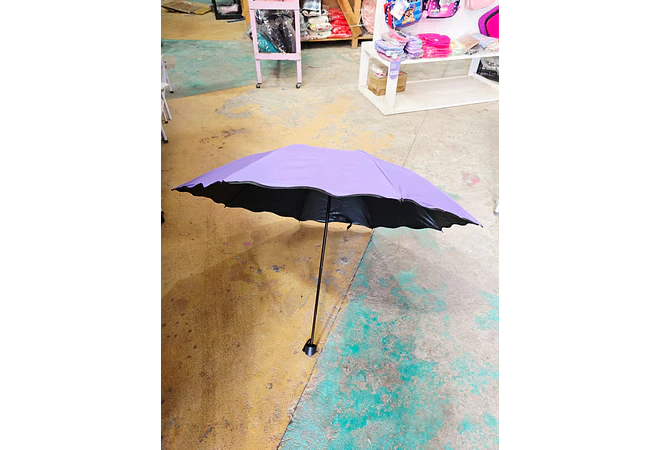 SOMBRILLA MÁGICA DE BOLSILLO COLORES LISOS