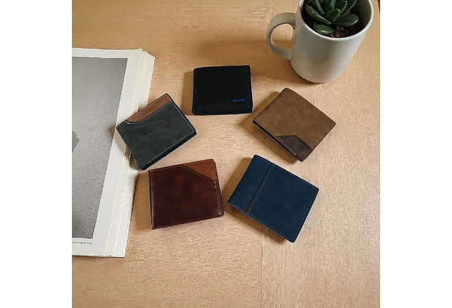 CARTERA PARA CABALLERO/CON CAJITA MOD# ZP-8💵💳