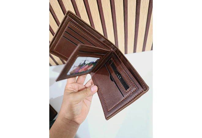 CARTERA PARA CABALLERO/CON CAJITA MOD# ZP-8💵💳