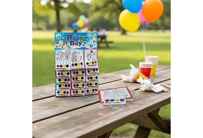 PAQ CON 15 LIBRITOS CON ACUARELAS (AL AZAR) MOD# HX017🖍️