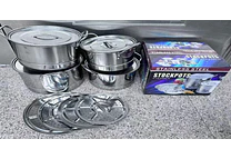 JUEGO DE 4 OLLAS DE VAPOR PARA COCINA MOD#OA8