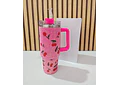 VASO ACABADO DIAMANTE FRESAS Y CEREZAS DE 1000 ML MOD# 🍒 🍓 💎