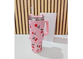 VASO ACABADO DIAMANTE FRESAS Y CEREZAS DE 1000 ML MOD# 🍒 🍓 💎