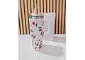 VASO ACABADO DIAMANTE FRESAS Y CEREZAS DE 1000 ML MOD# 🍒 🍓 💎