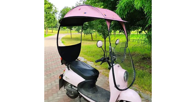 TOLDO PARA MOTO/PERSONAJES 2.68MTS X 91CM🏍️ 🛵