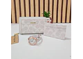 SET DE CARTERA + TARJETERO + RELOJ PARA DAMA IMITACIÓN COACH MOD# COS-1513  🌻🌷