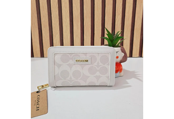 SET DE CARTERA + TARJETERO + RELOJ PARA DAMA IMITACIÓN COACH MOD# COS-1513  🌻🌷