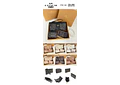 SET DE MONEDERO + TARJETERO + CARTERITA IMITACIÓN COACH MOD# COS-1508