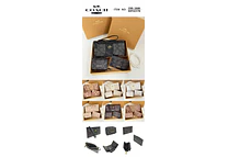 SET DE MONEDERO + TARJETERO + CARTERITA IMITACIÓN COACH MOD# COS-1508